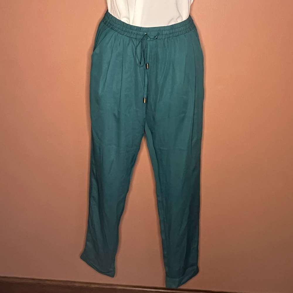 Chiffon Drawstring Pants